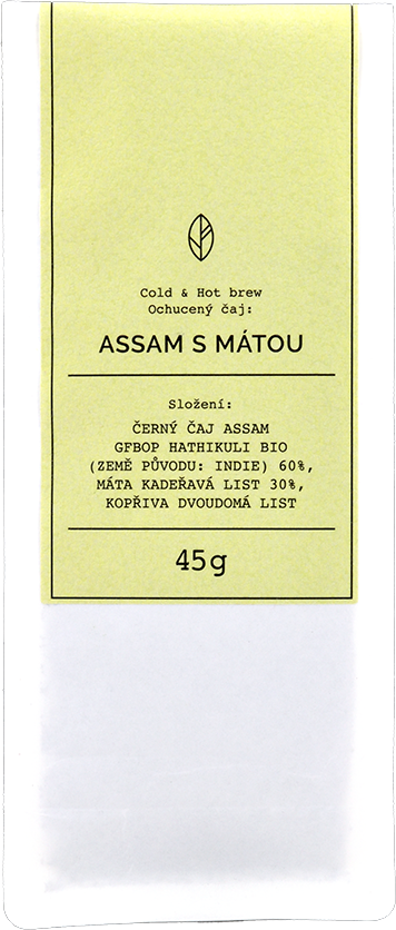 Assam Bio s mátou 45g